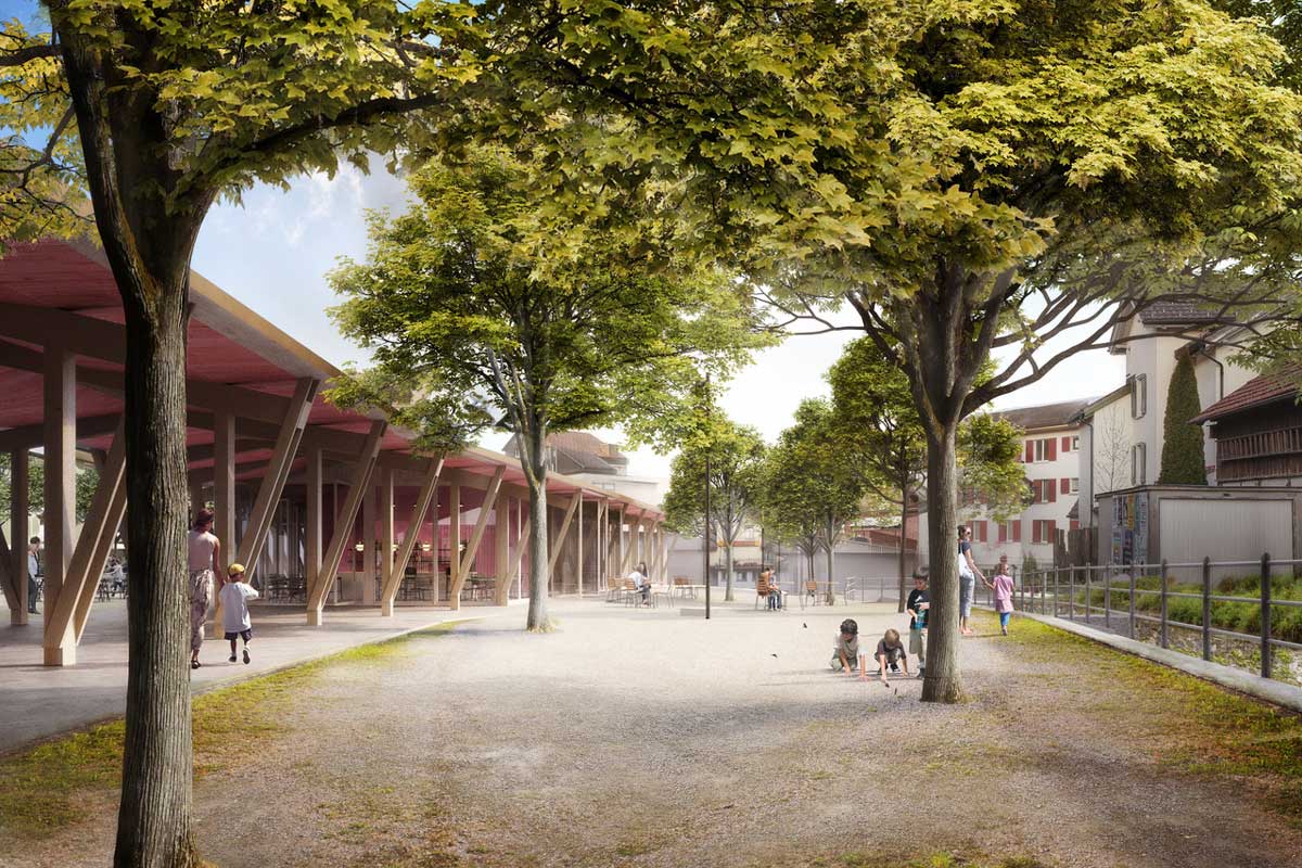 Neugestaltung Marktplatz in Flawil